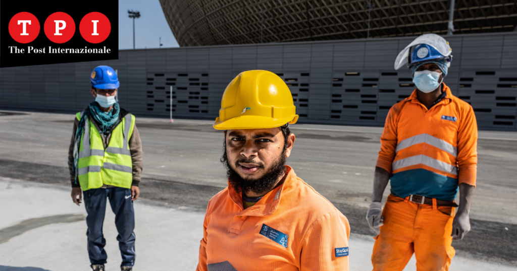 qatar mondiali operai stadi fifa lavoro cantieri nicolosi