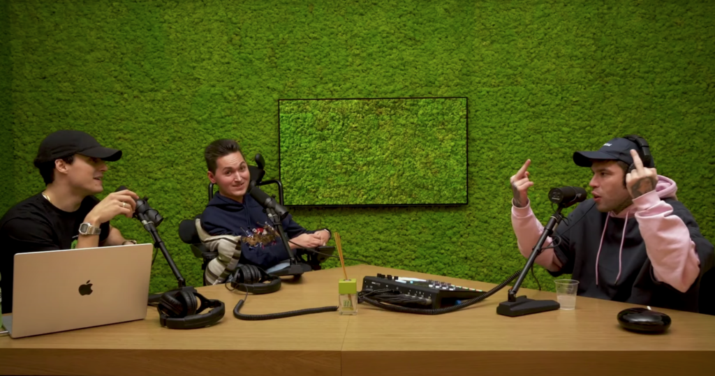 muschio selvaggio fedez disabili