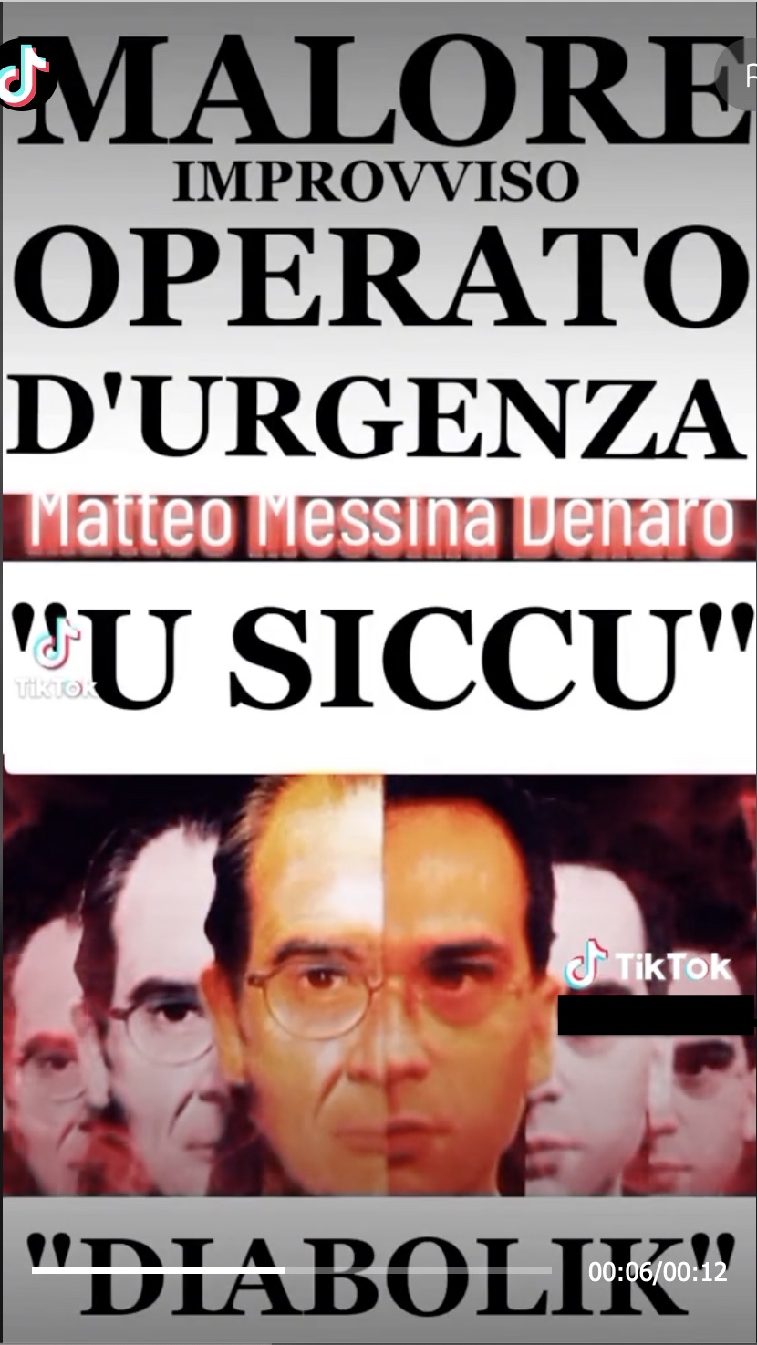 matteo messina denaro tiktok