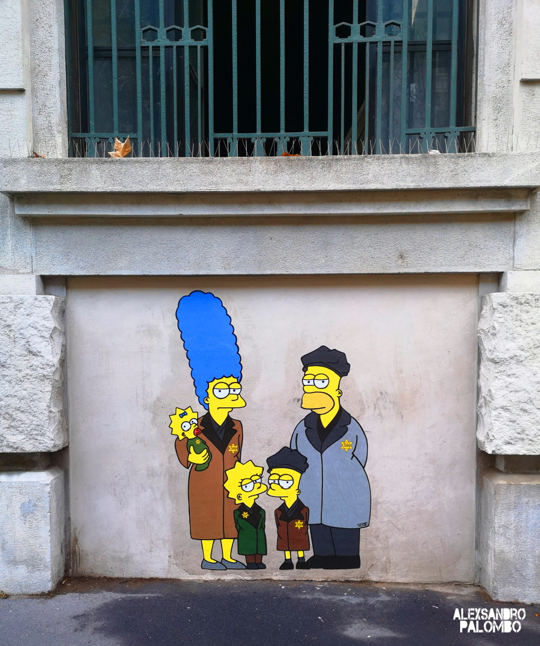 simpson deportati murales milano