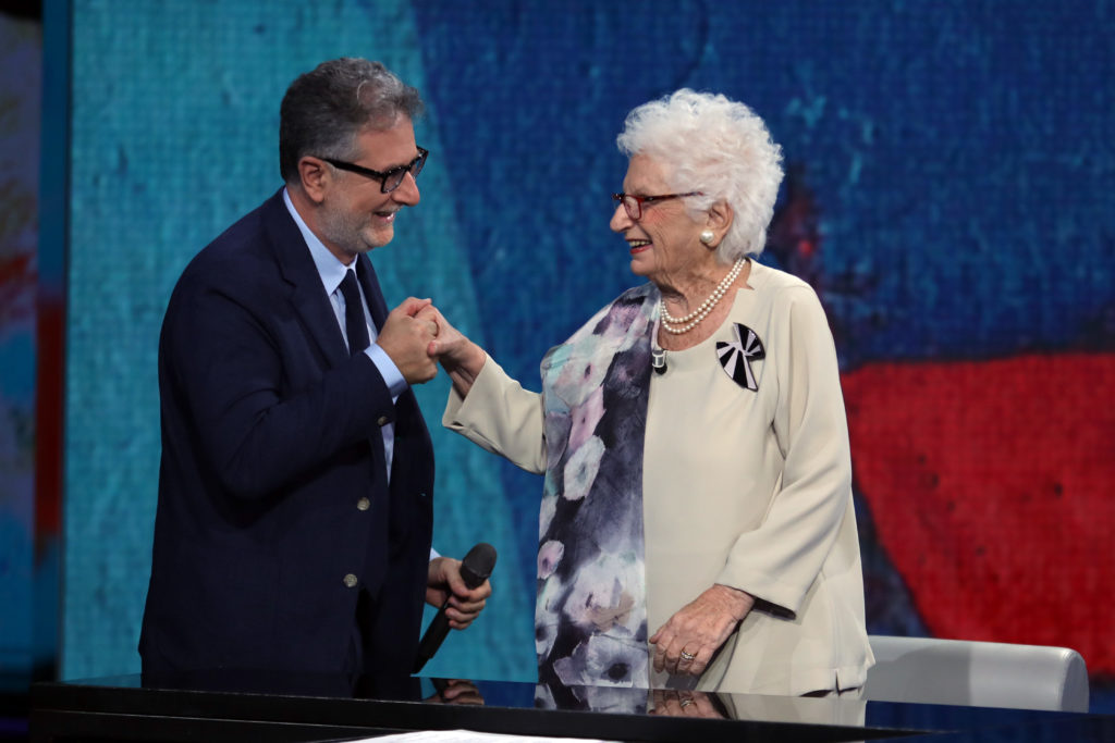 binario 21 liliana segre fabio fazio milano rai 1 oggi anticipazioni ospiti location dove