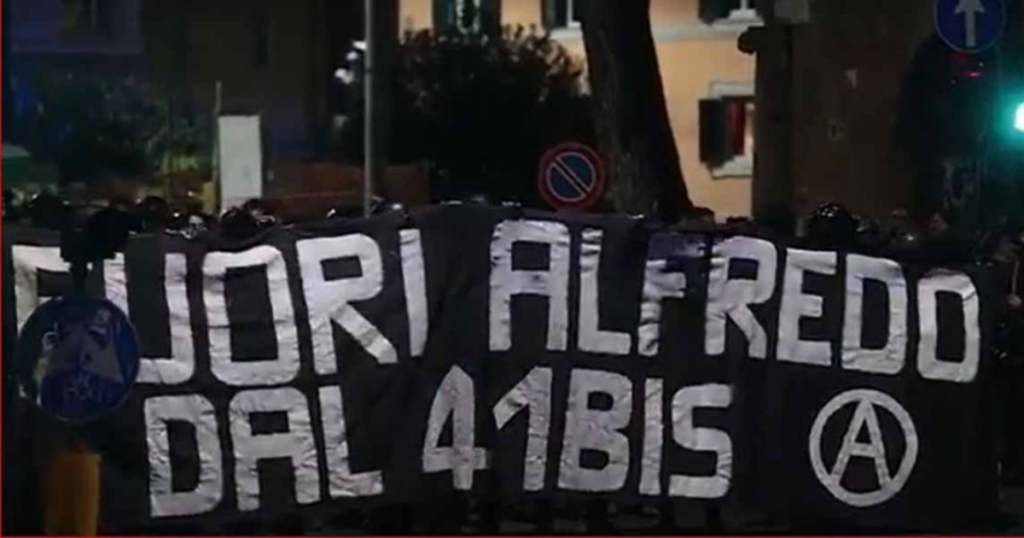manifestazione anarchici roma