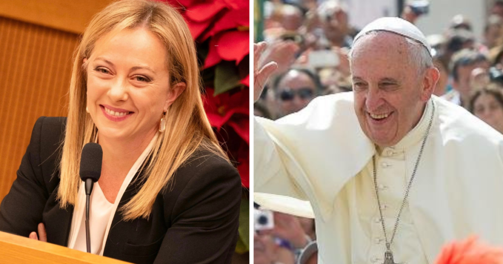 meloni papa francesco