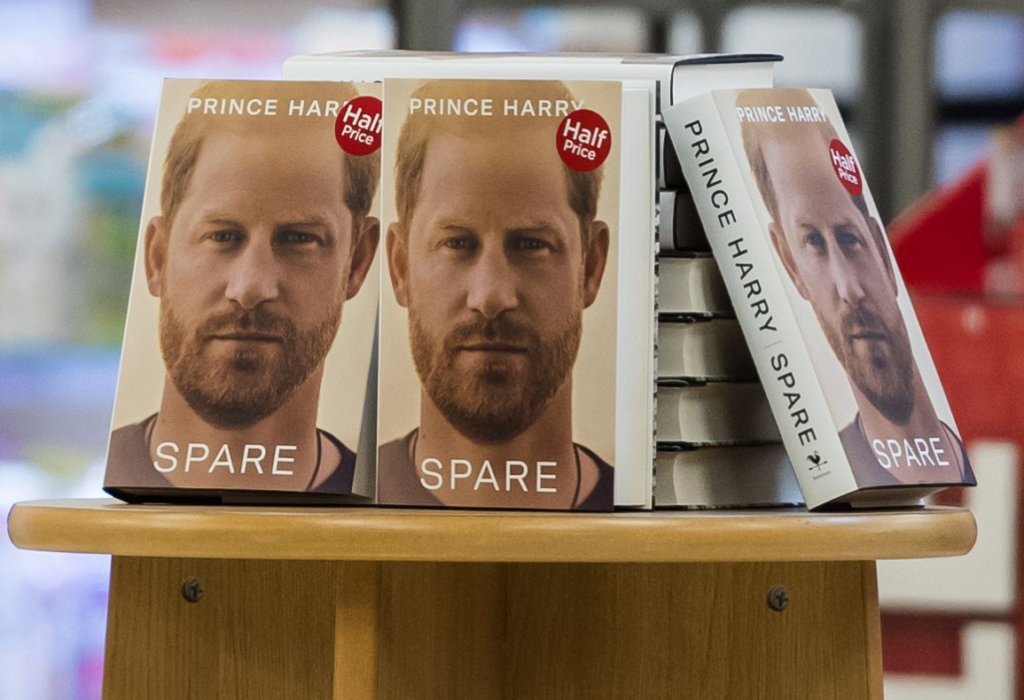 spare il minore libro principe harry