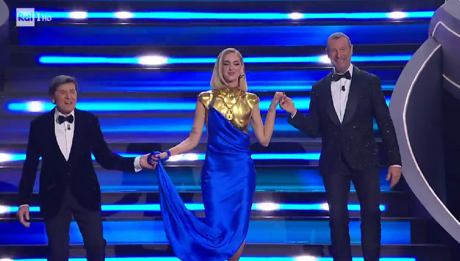 abito chiara ferragni sanremo 2023