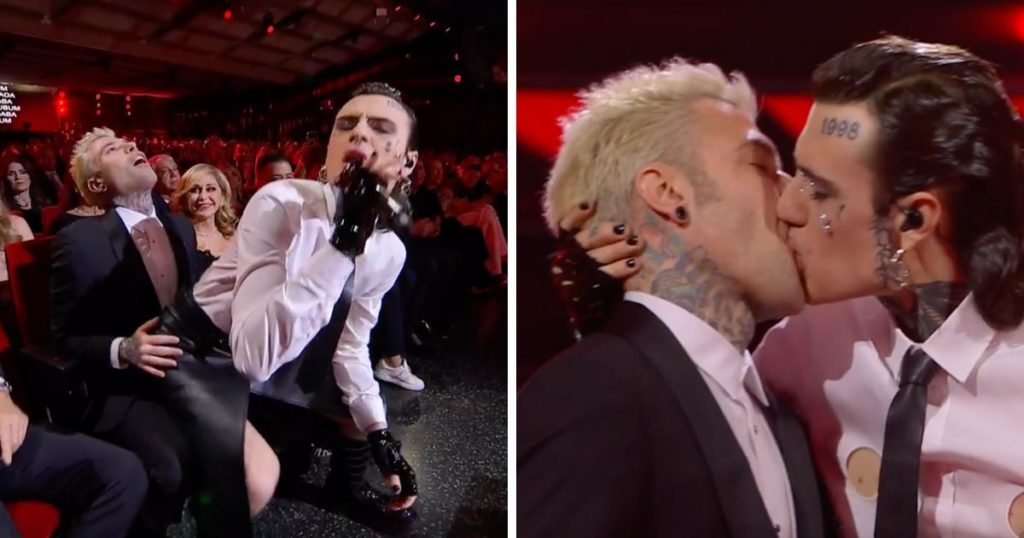 fedez Rosa Chemical bacio