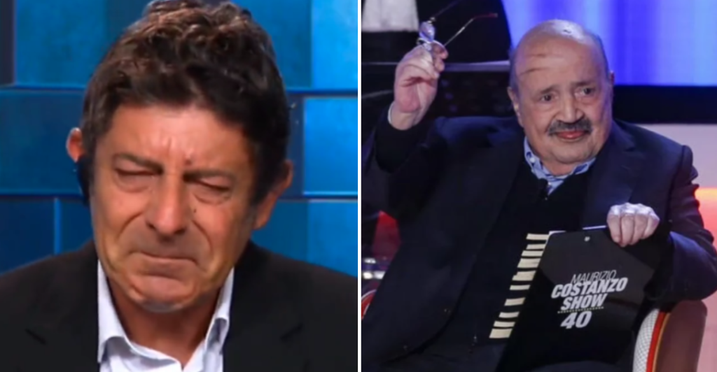 Luca Laurenti in lacrime mentre ricorda Maurizio Costanzo: "Era un padre per me"