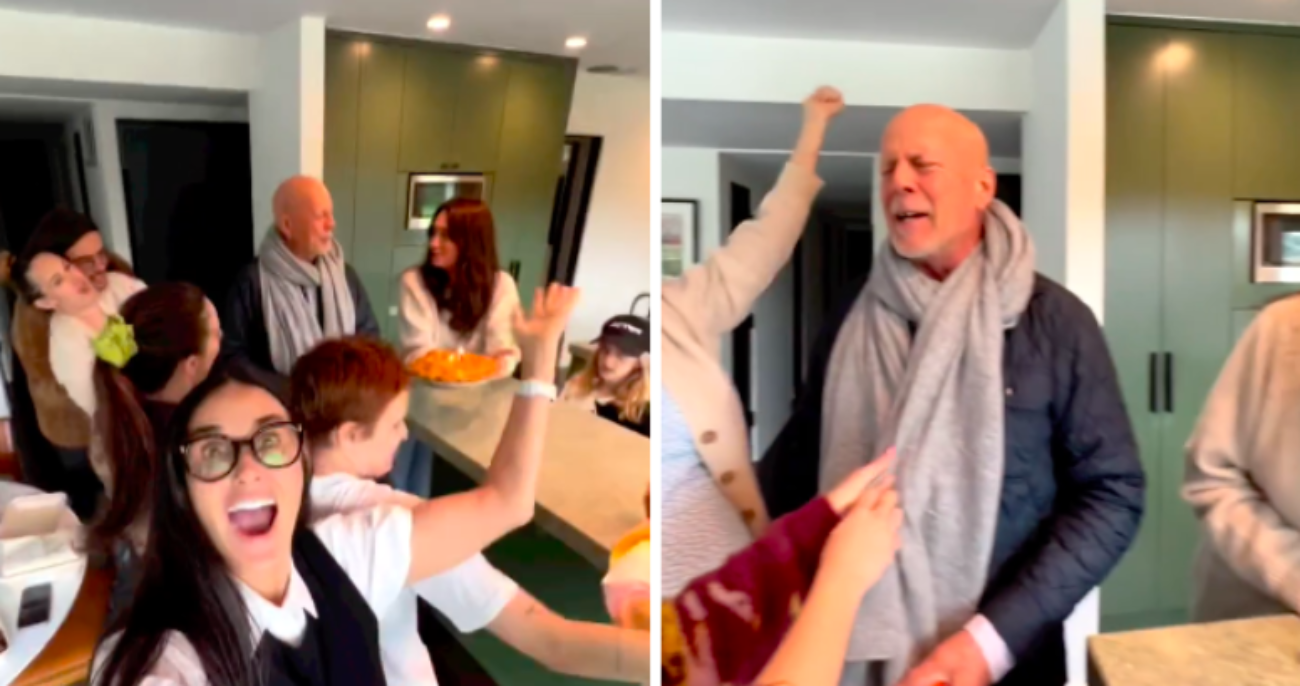 Bruce Willis, il compleanno a casa con Demi Moore e figli ma alcuni dettagli allarmano i fan | VIDEO