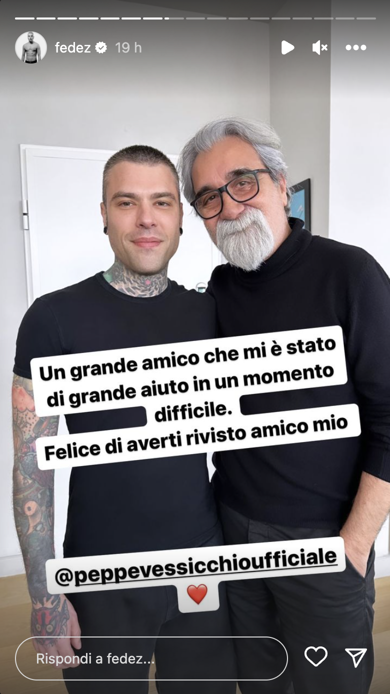 fedez Beppe Vessicchio