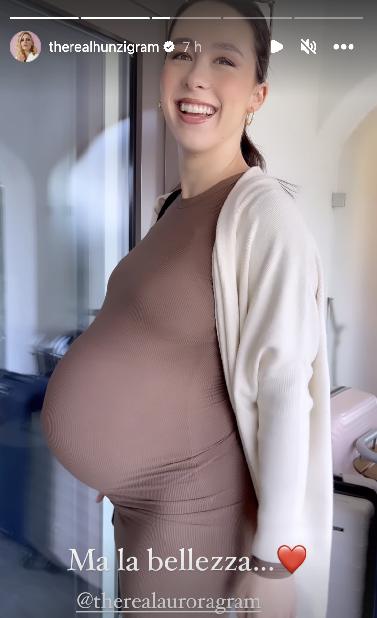 aurora ramazzotti parto