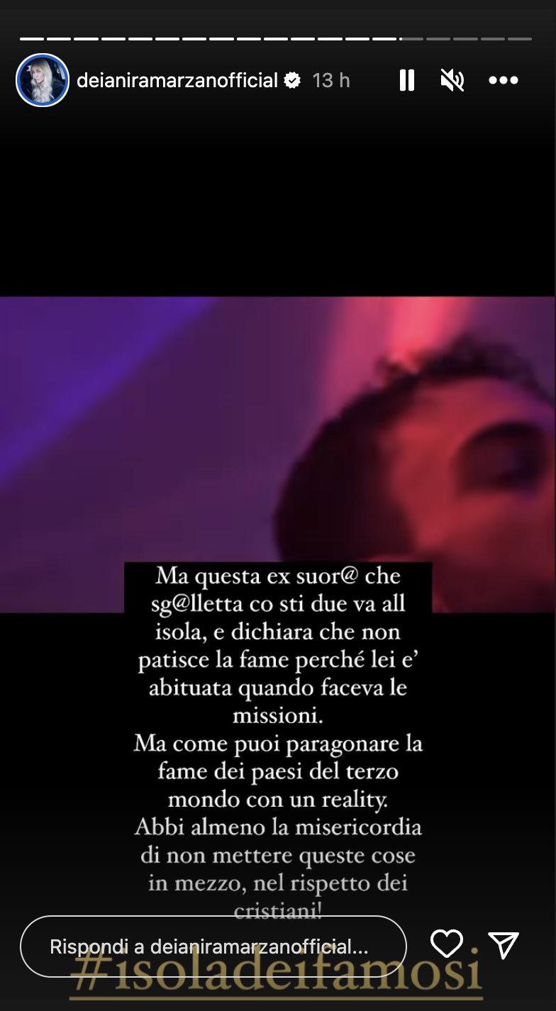 Suor Cristina isola dei famosi