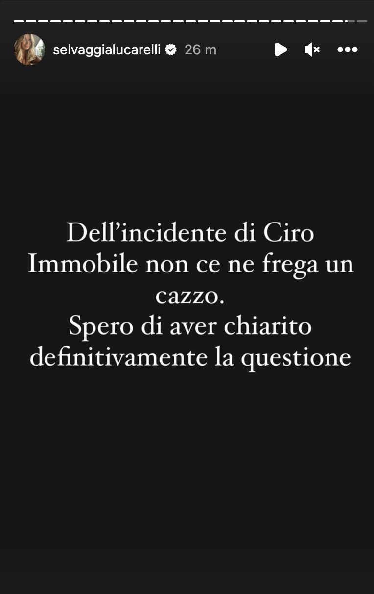 selvaggia lucarelli incidente immobile