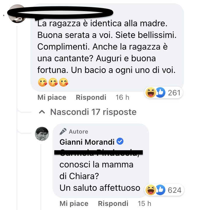 Chiara Ferragni Gianni Morandi