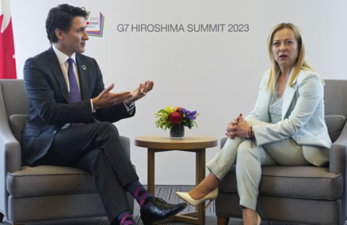 trudeau meloni lgbt