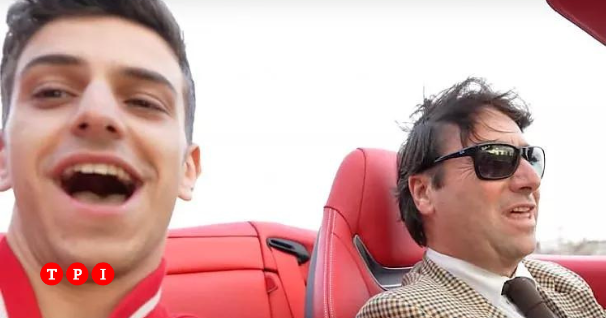 Matteo Di Pietro e il giro in Ferrari con il padre Paolo «È stupenda