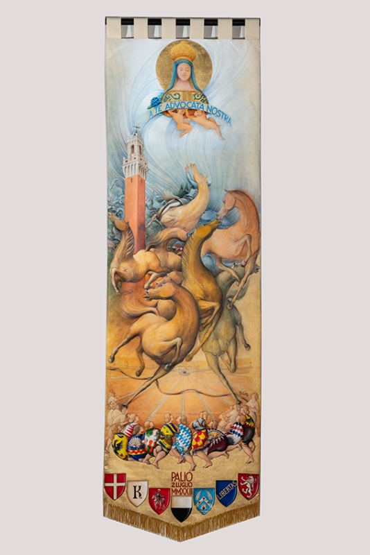 palio di siena 2 luglio 2023 drappellone vincitore