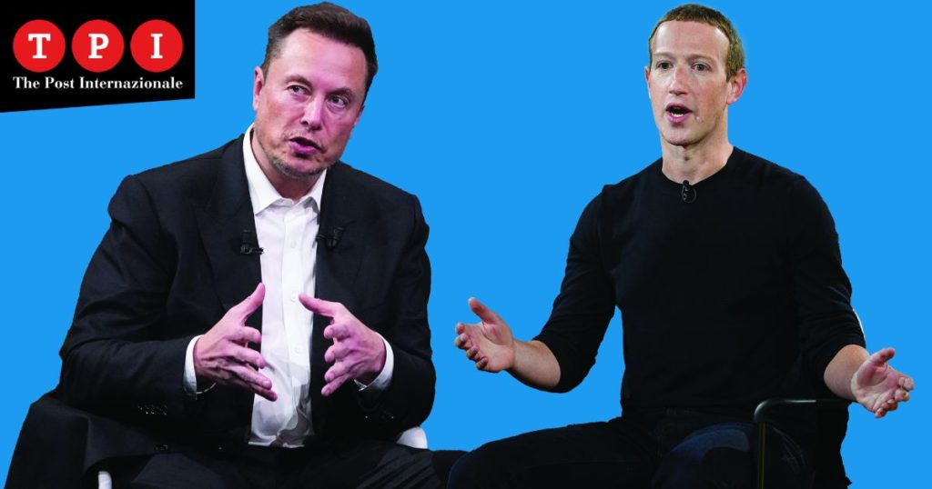 Elon Musk vs Mark Zuckerberg guerra social Twitter Meta Threads Facebook Instagram Cina