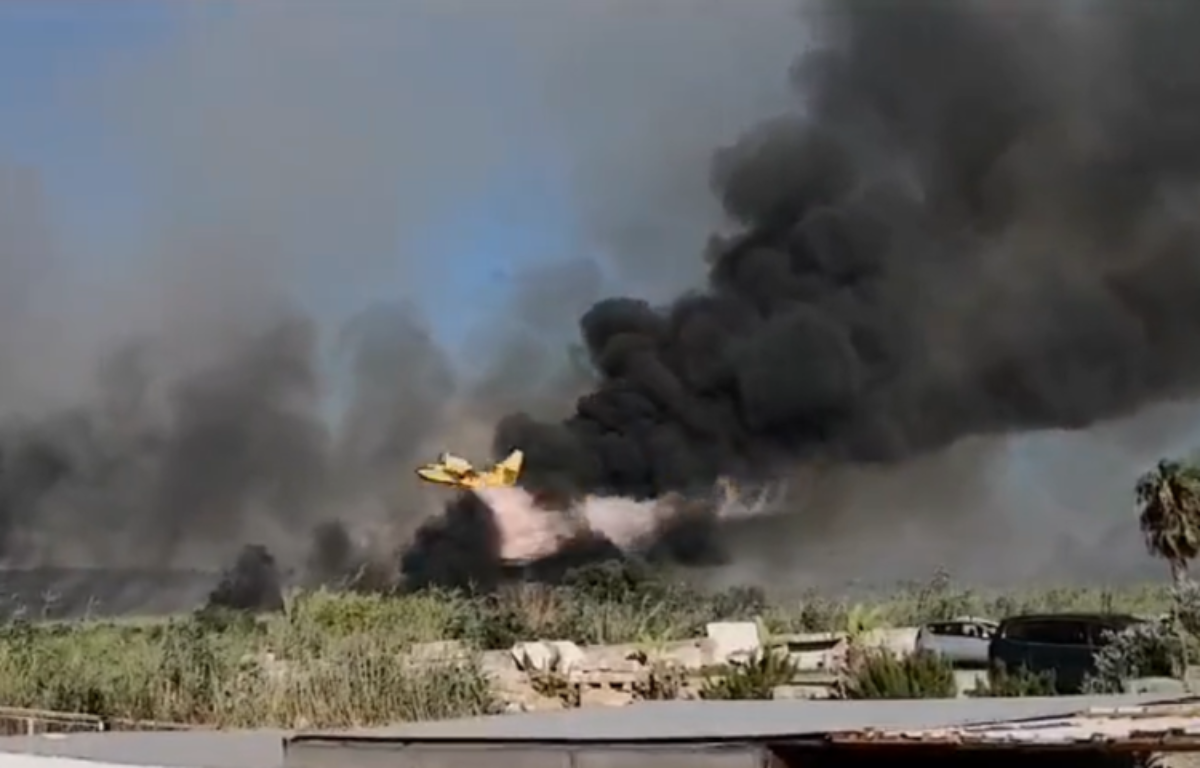 Salento, in fiamme il litorale di Ugento evacuato un residence