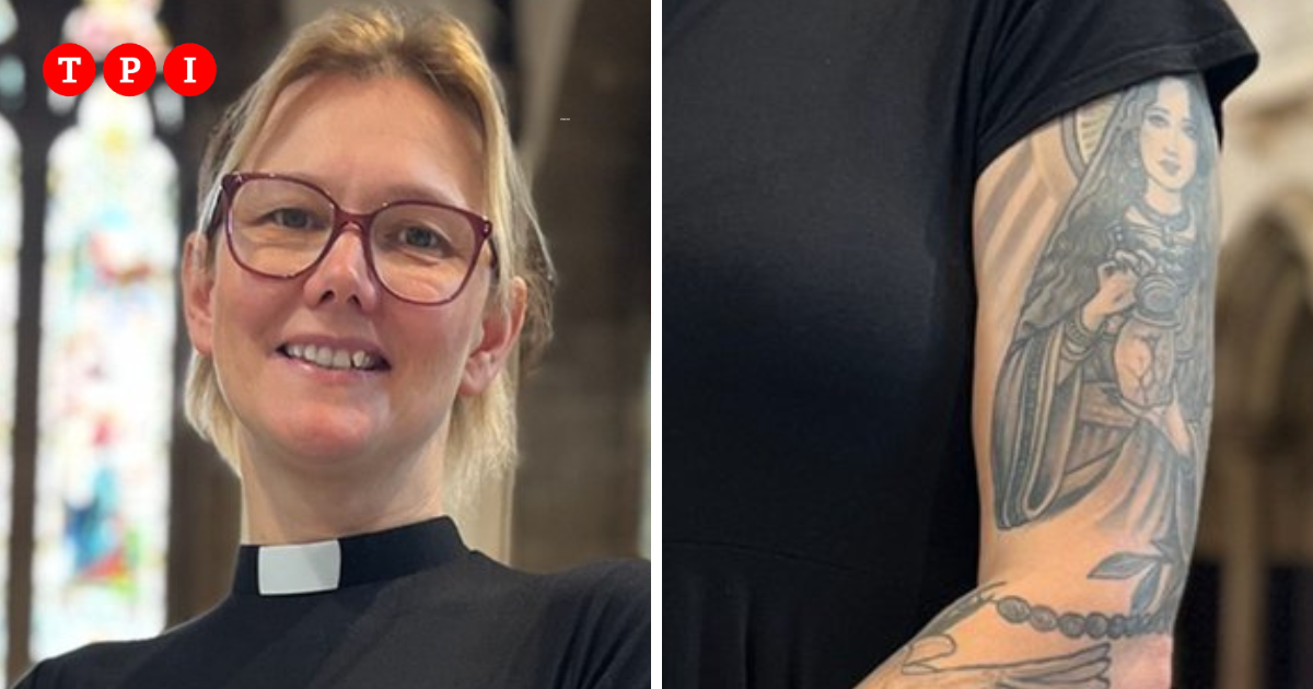 Polemiche sui social per i tatuaggi della reverenda di Canterbury