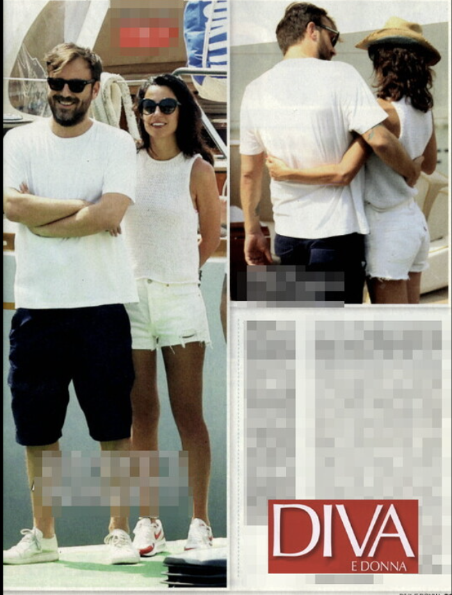 Cesare Cremonini e Giorgia Cardinaletti