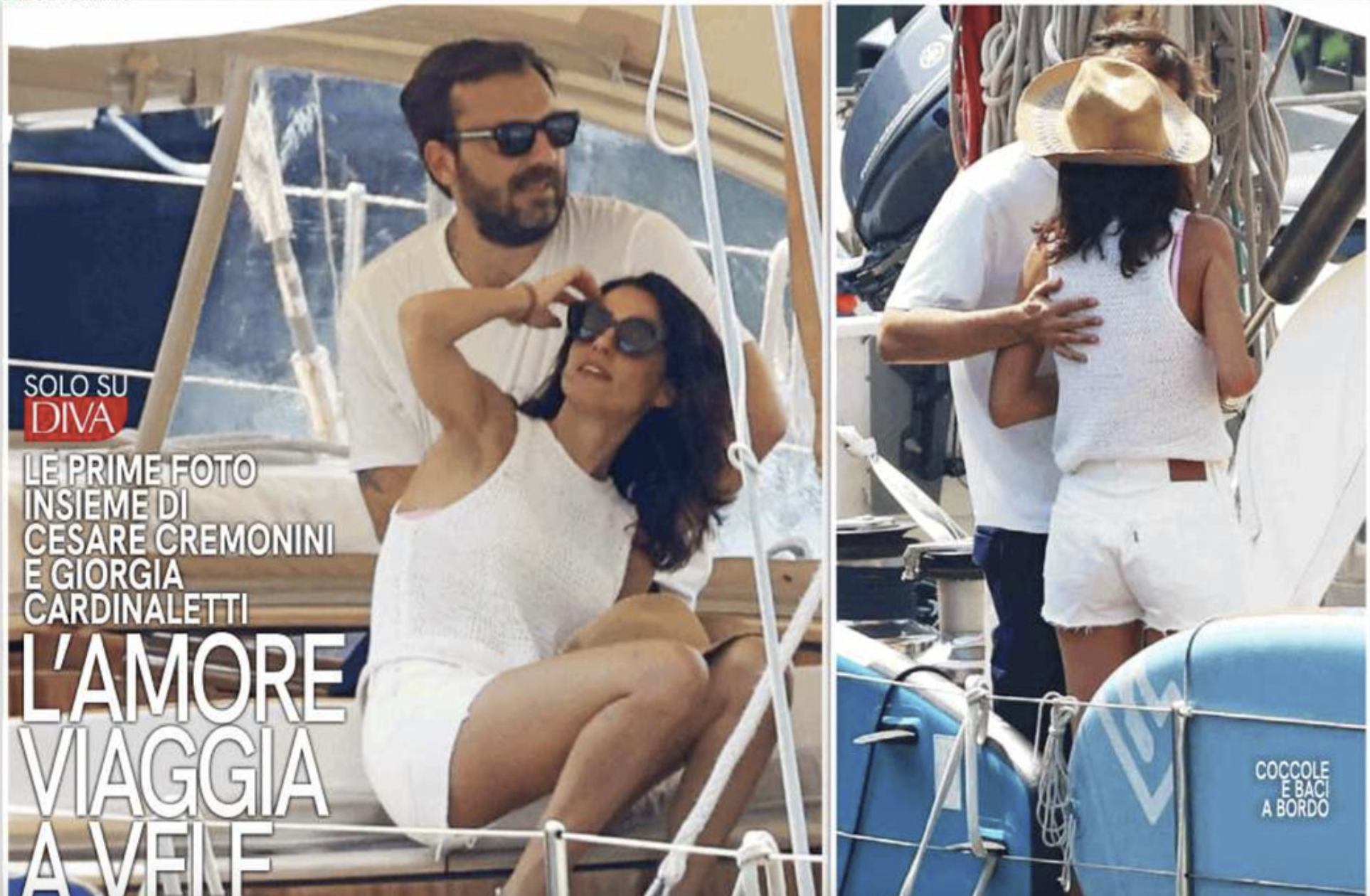 Cesare Cremonini e Giorgia Cardinaletti