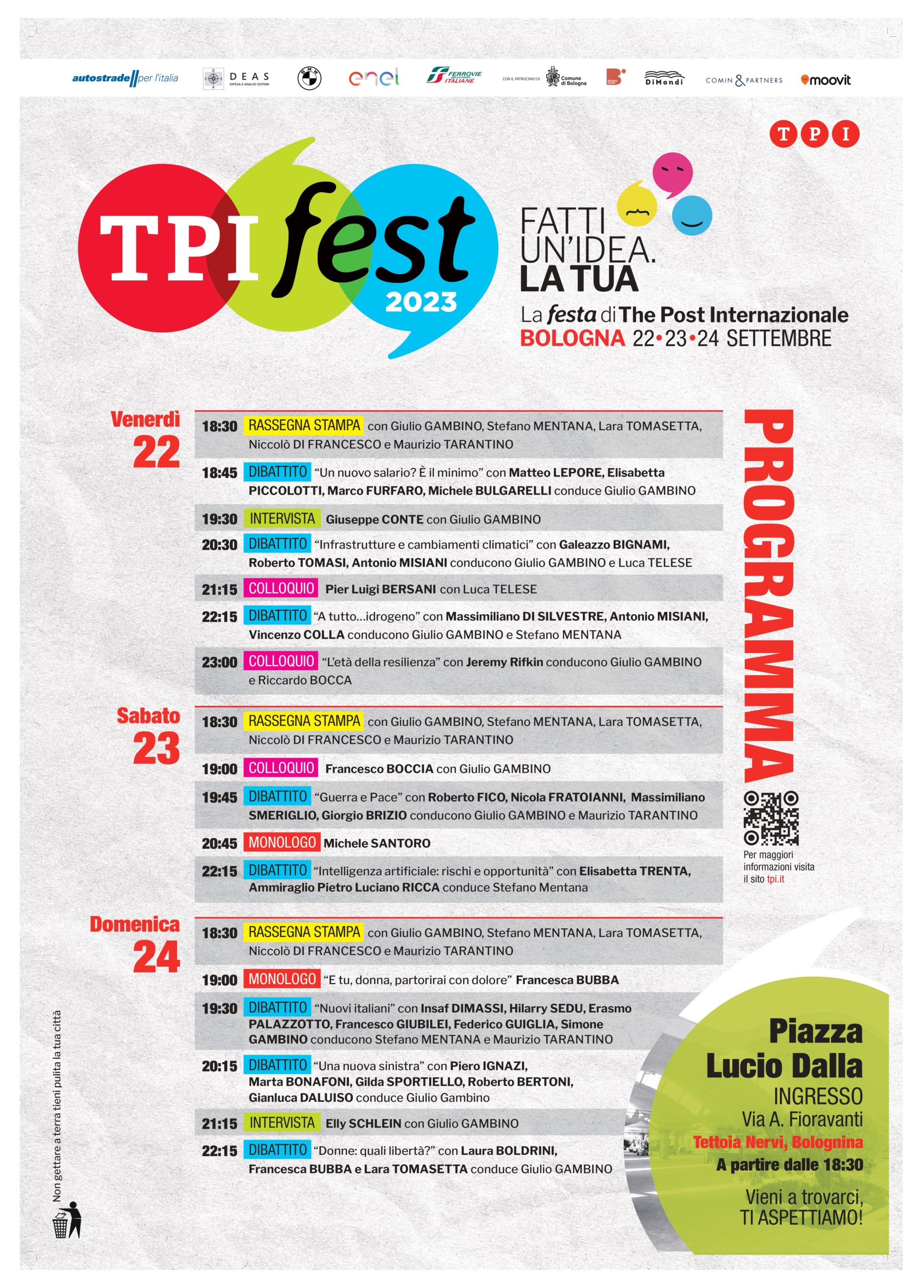 TPI Fest 2023, il direttore Gambino al Corriere di Bologna: “Vogliamo avviare un dialogo tra chi si colloca ideologicamente a sinistra”