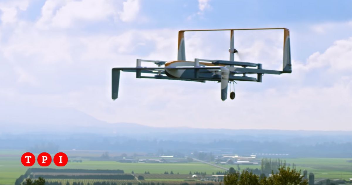 Amazon Prime Air arrives in Italy parcel deliveries via drone from
