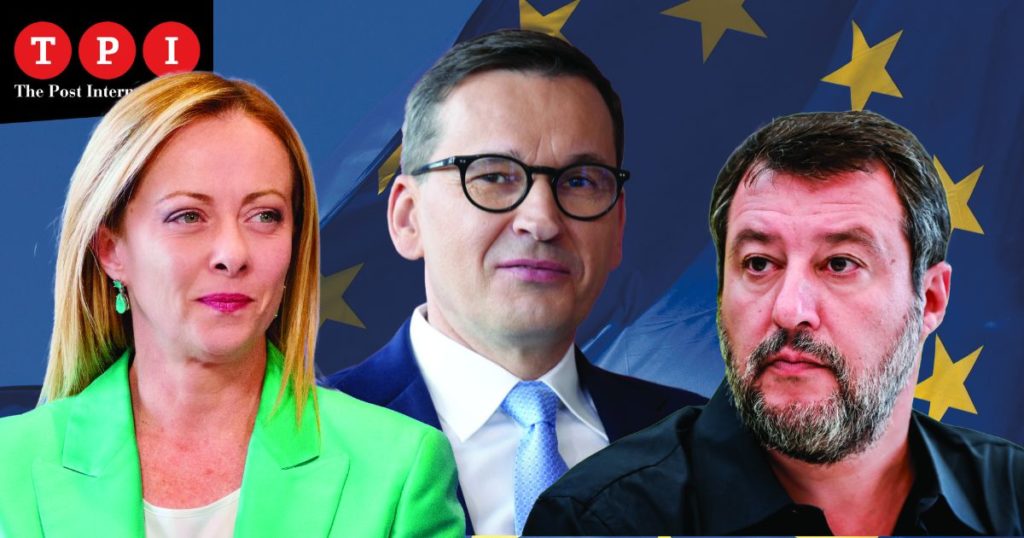 Elezioni Polonia Morawiecki Meloni Salvini Europee Le Pen Orban destra Commission Ue