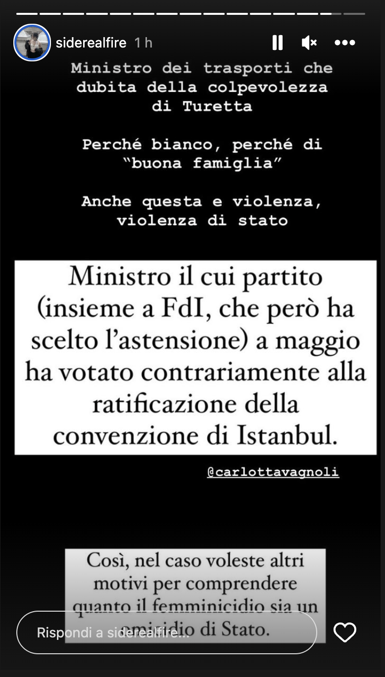 Elena Cecchettin matteo salvini