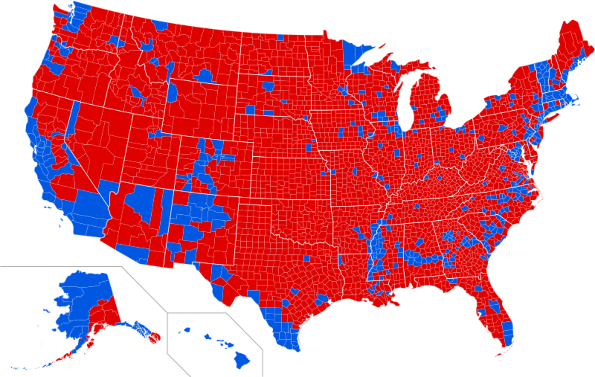 elezioni usa mappa