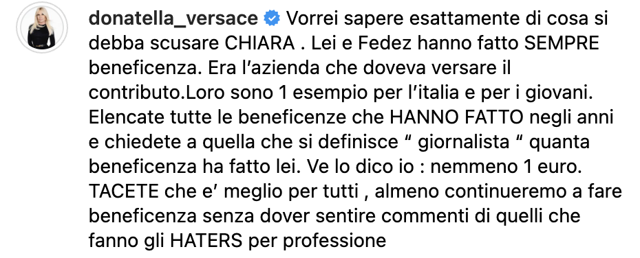 donatella versace ferragnez