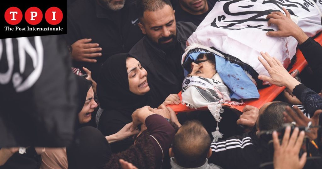 guerra Israele palestinesi corpi salme organi cadaveri reportage Cisgiordania