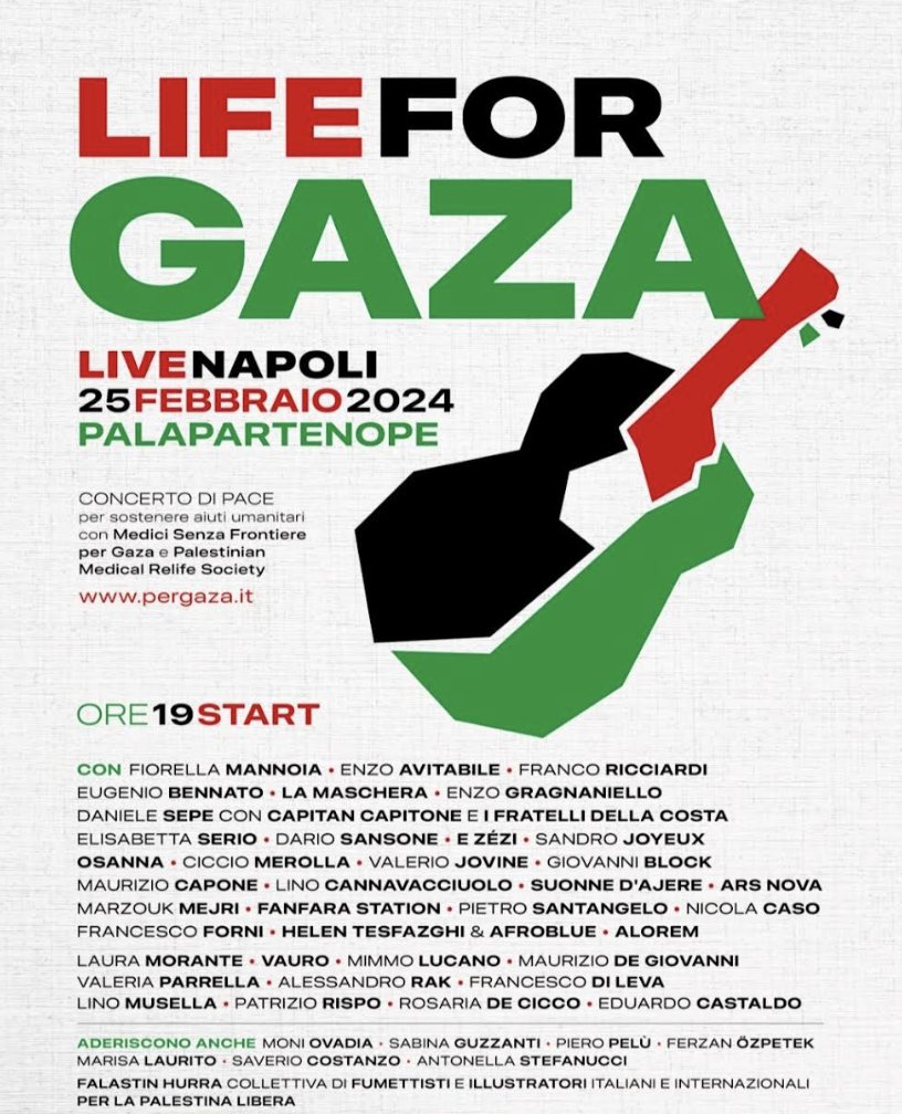 Life for Gaza Napoli 25-2-2024