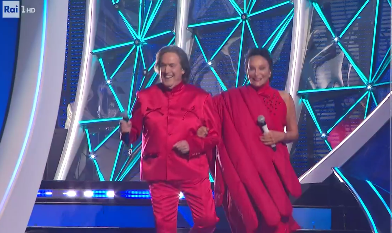 look ricchi e poveri abiti sanremo 2024