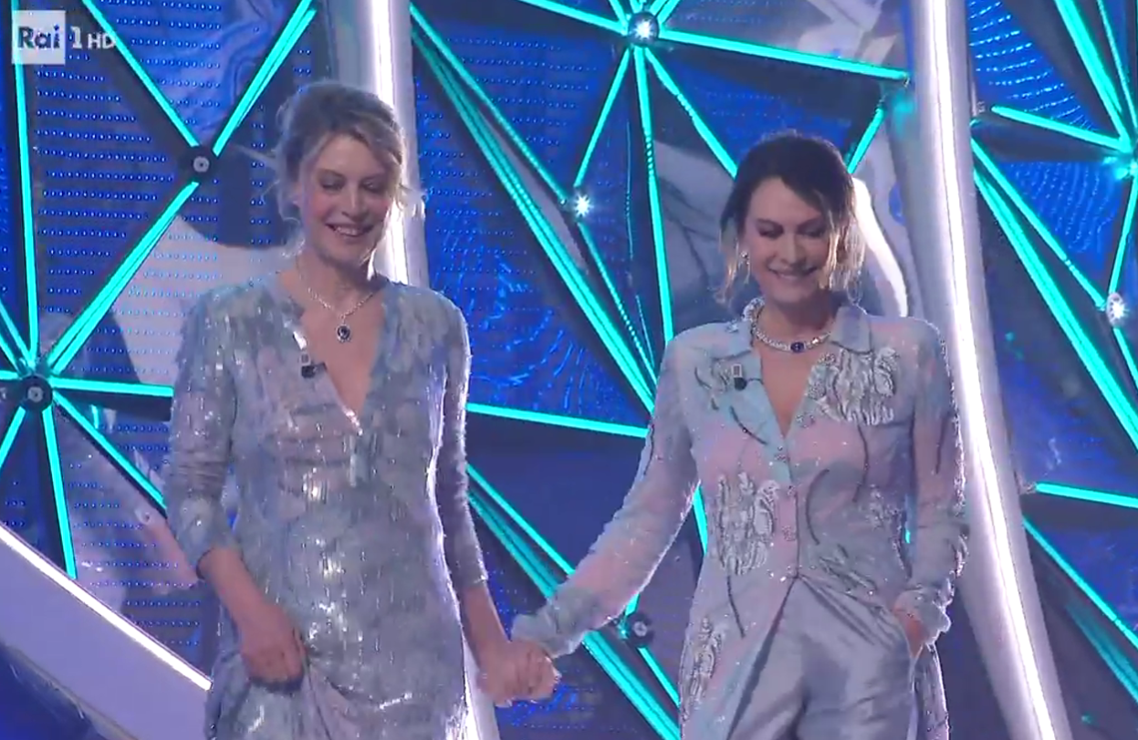 margherita buy elena sofia ricci sanremo 2024 abito