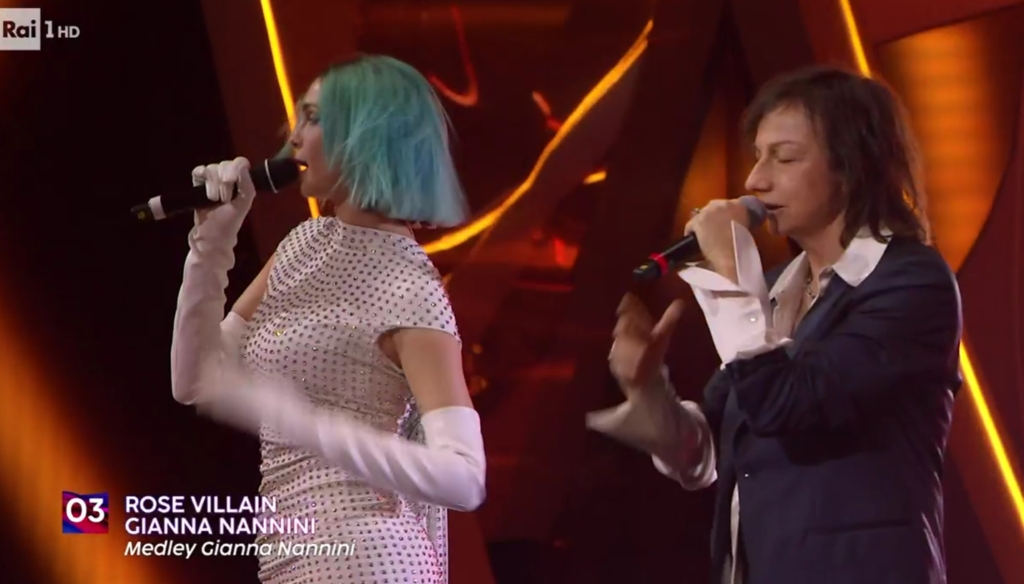 Sanremo 2024, abito Gianna Nannini serata cover Festival: stilista, look