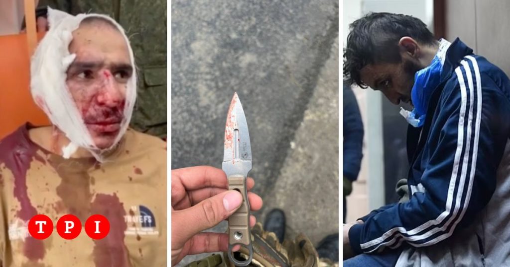 russia mosca attentato crocus city hall coltello tortura attentatore asta social