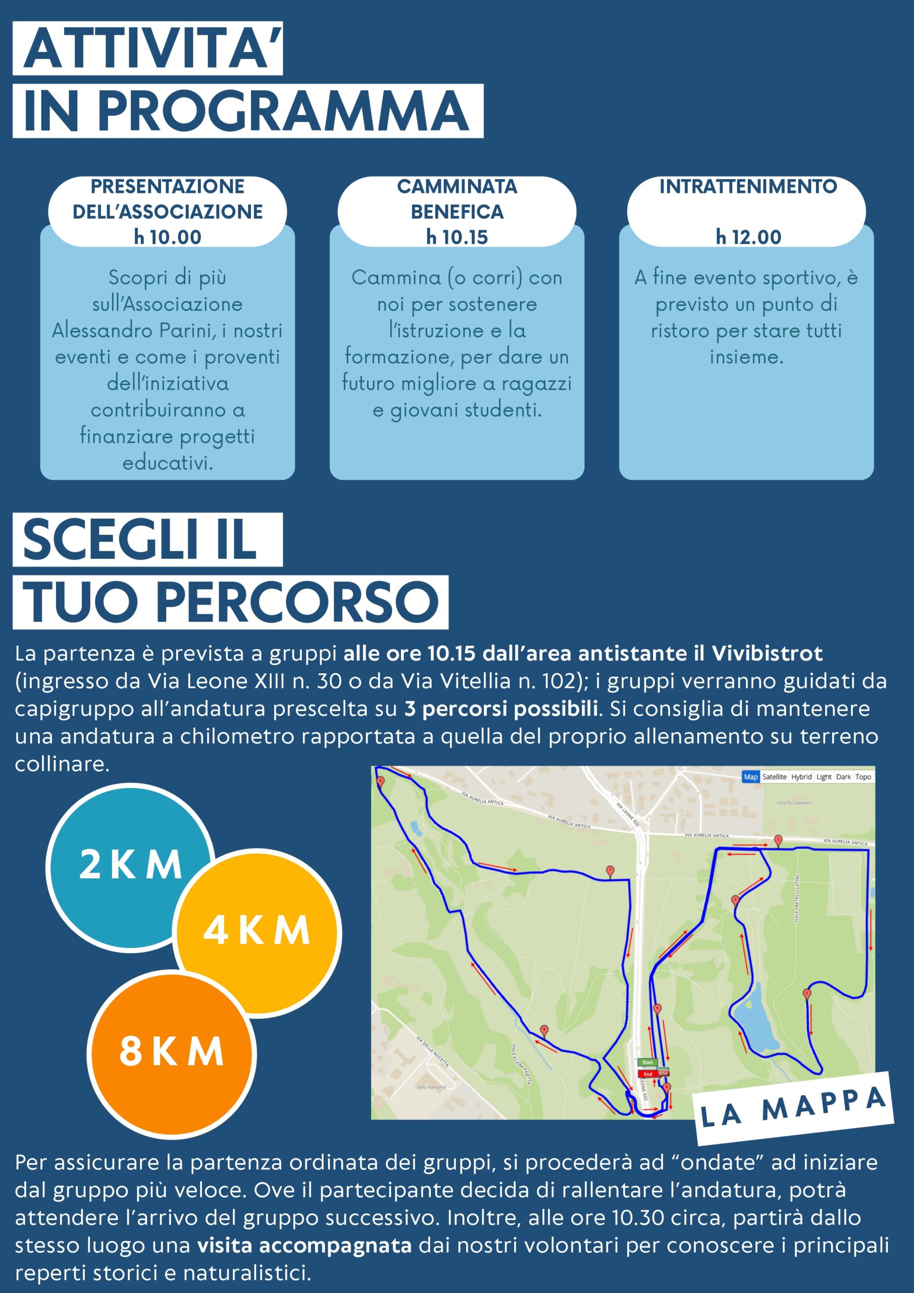 Cammina con Ale 2024: domenica 7 aprile la prima edizione della camminata benefica dedicata ad Alessandro Parini