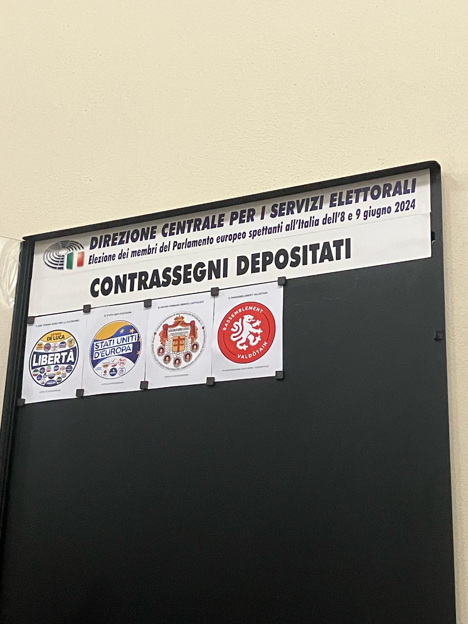 elezioni europee contrassegni