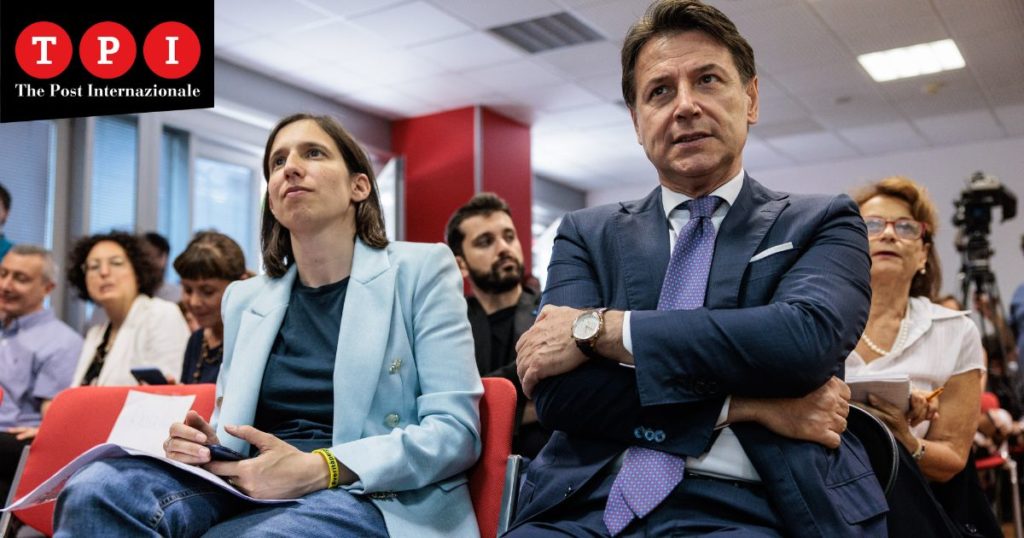 campo largo rotto pd m5s conte schlein