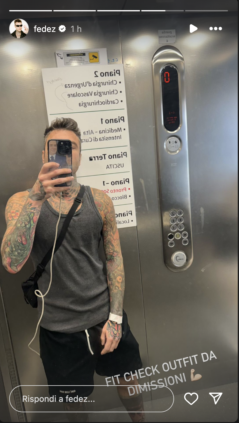 fedez ospedale