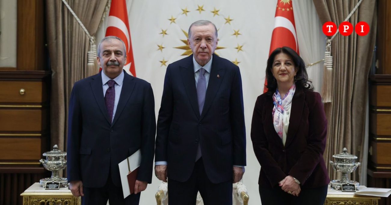 Turchia Erdogan da Tpi.it Turchia Erdogan incontra per la prima volta i politici filo curdi dopo l’annuncio del disarmo del Pkk
