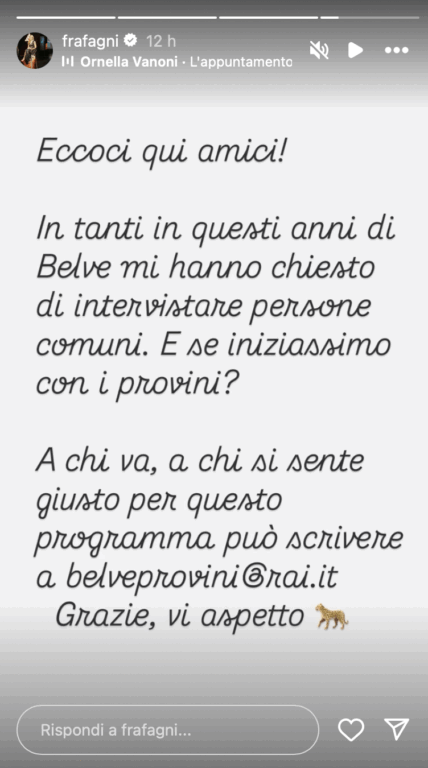 Francesca Fagnani belve