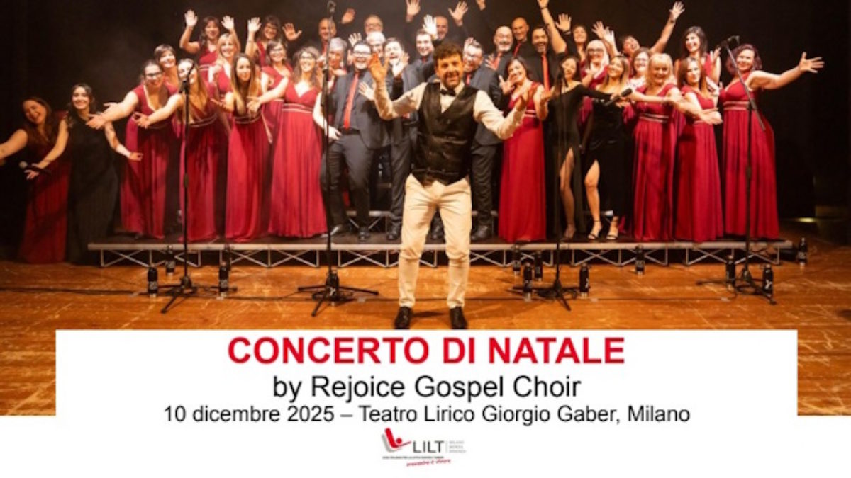 Concerto di Natale – “Rejoice Gospel Choir feat. Karima X LILT” al Teatro Lirico Giorgio Gaber di Milano