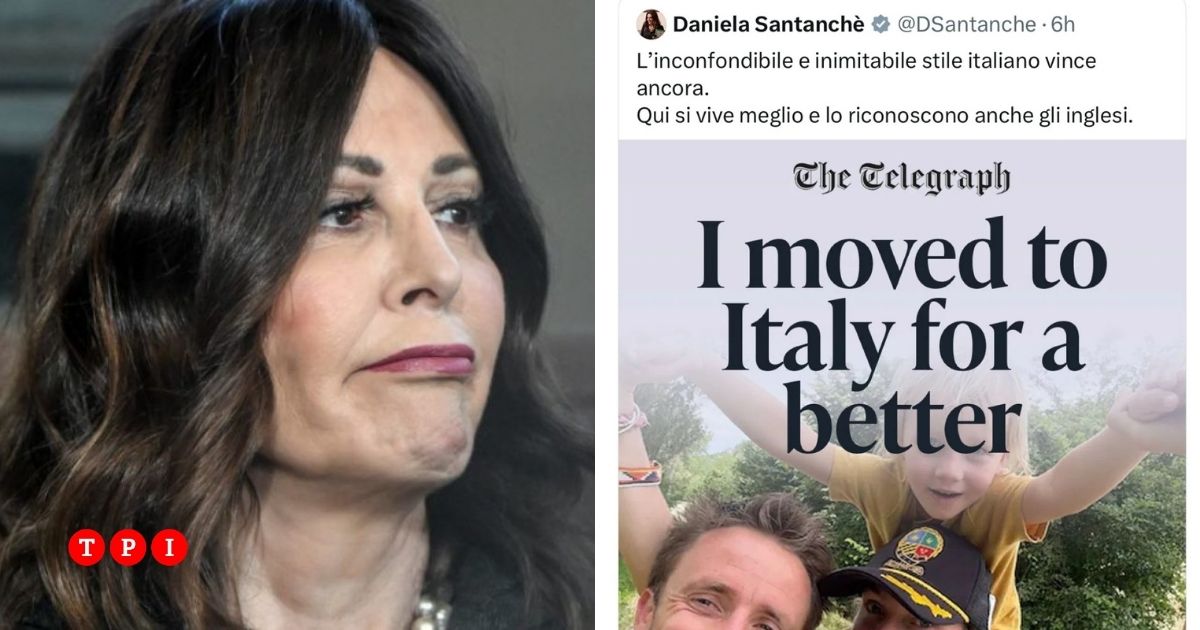 gaffe di daniela santanch232 esalta un articolo pensando faccia i complimenti all8217italia ma 232 esattamente l8217opposto