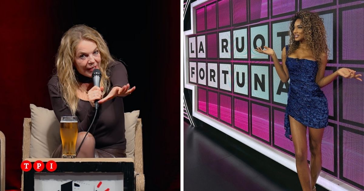 claudia gerini nel 2025 accendo la tv e vedo ancora la ragazza tutta nuda che gira la letterina