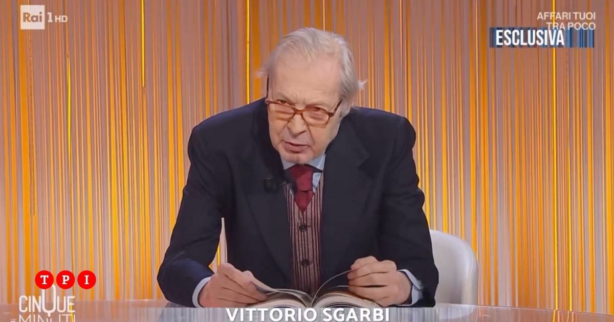 vittorio sgarbi torna in tv dopo la depressione mia figlia evelina voleva le attenzioni di un padre video