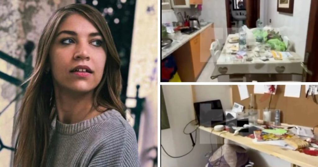 Piatti sporchi, mozziconi di sigaretta e disordine: ecco la mansarda dove Tatiana Tramacere si è nascosta | VIDEO