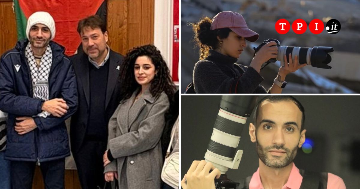 i giornalisti palestinesi mohanna e selmi sono riusciti ad arrivare in italia da Tpi.it i giornalisti palestinesi mohanna e selmi sono riusciti ad arrivare in italia