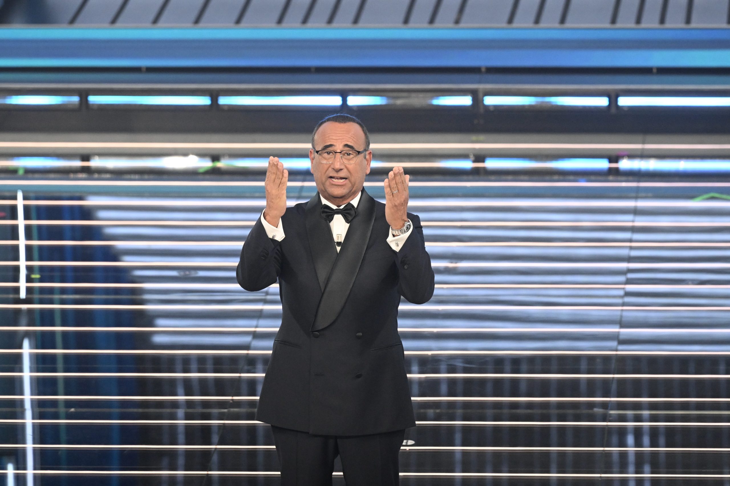 Carlo Conti, prima serata del Festival di Sanremo 2026